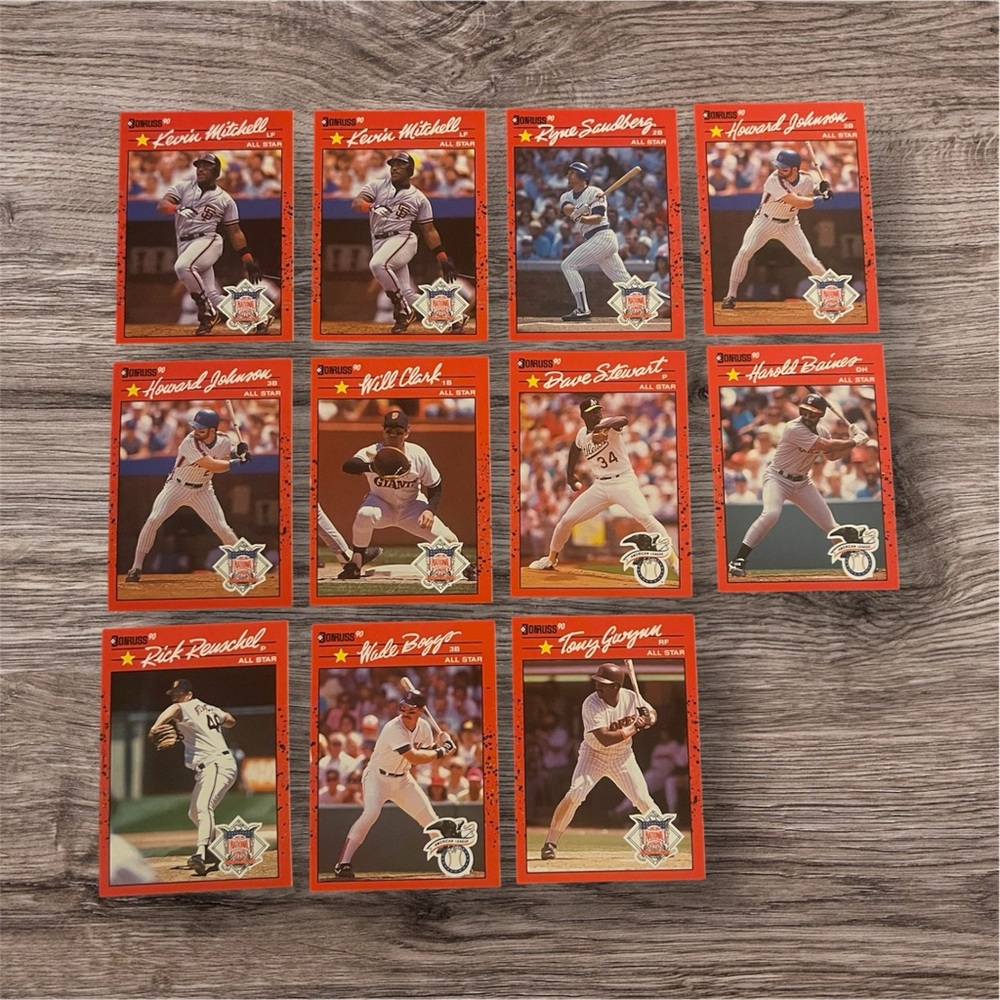Donruss MLB All Star Collector Trading Cards‎ Bundle